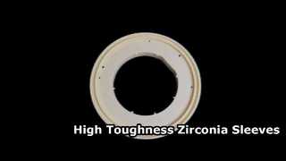 অটোমেশন জন্য উচ্চ নির্ভুলতা Zirconia সিরামিক হাতা